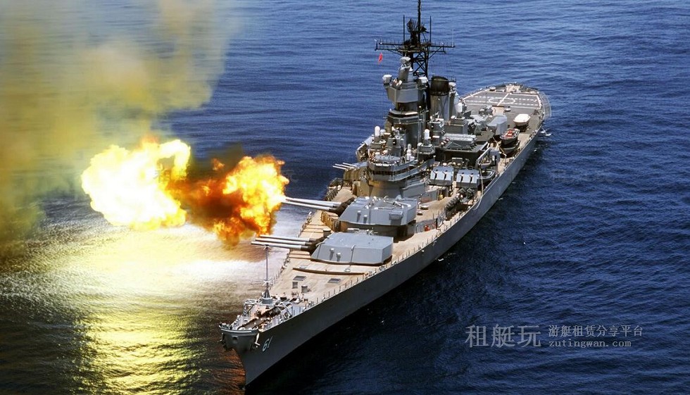 超艇算什么？60萬租下270米美國超級戰列艦“衣阿華”號