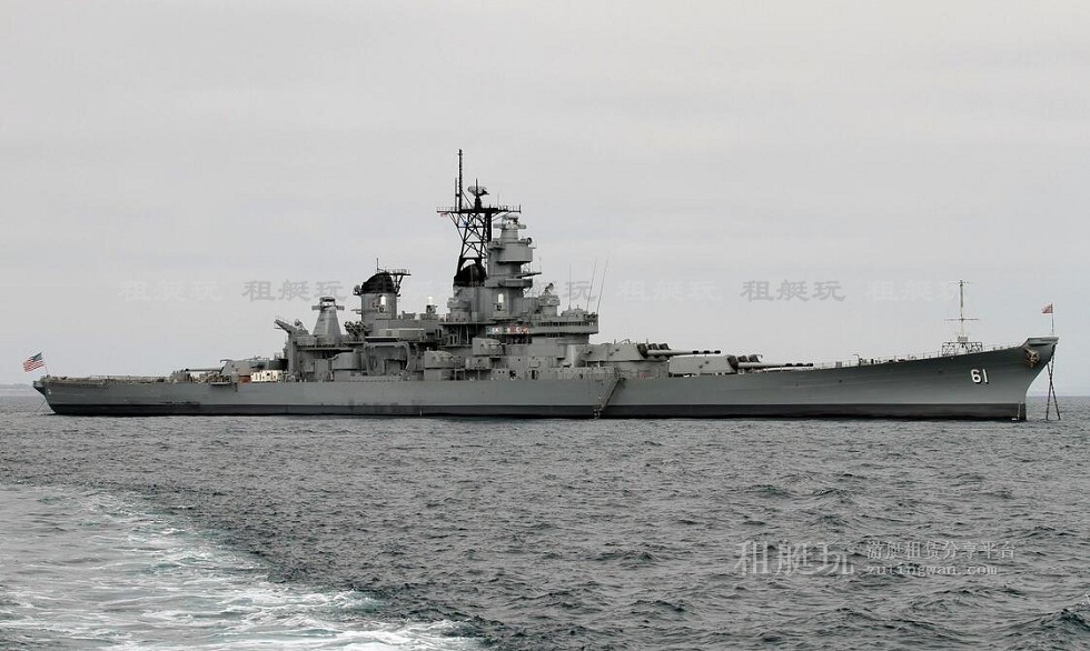超艇算什么？60萬租下270米美國超級戰列艦“衣阿華”號